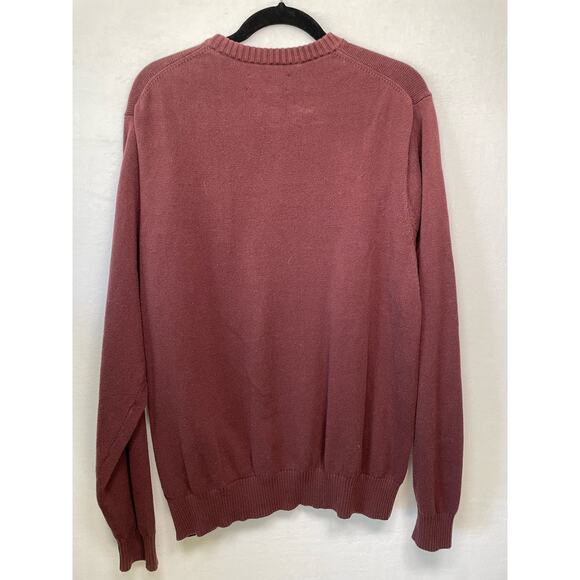 Duluth Trading Men’s Crewneck Sweater Size L, Burgundy - Picture 3 of 4